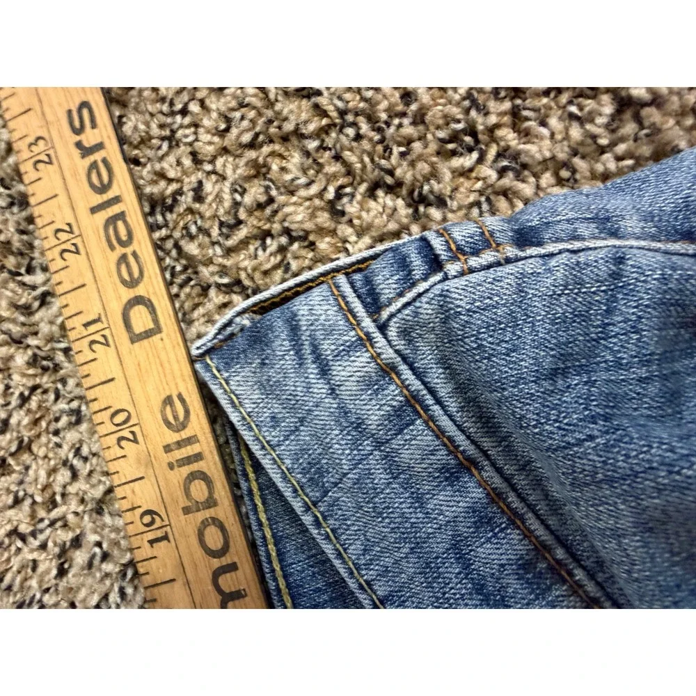 Levi's 511 Slim Fit Medium Wash Jeans W42 L30 5-Pocket Zip‎ Fly Denim